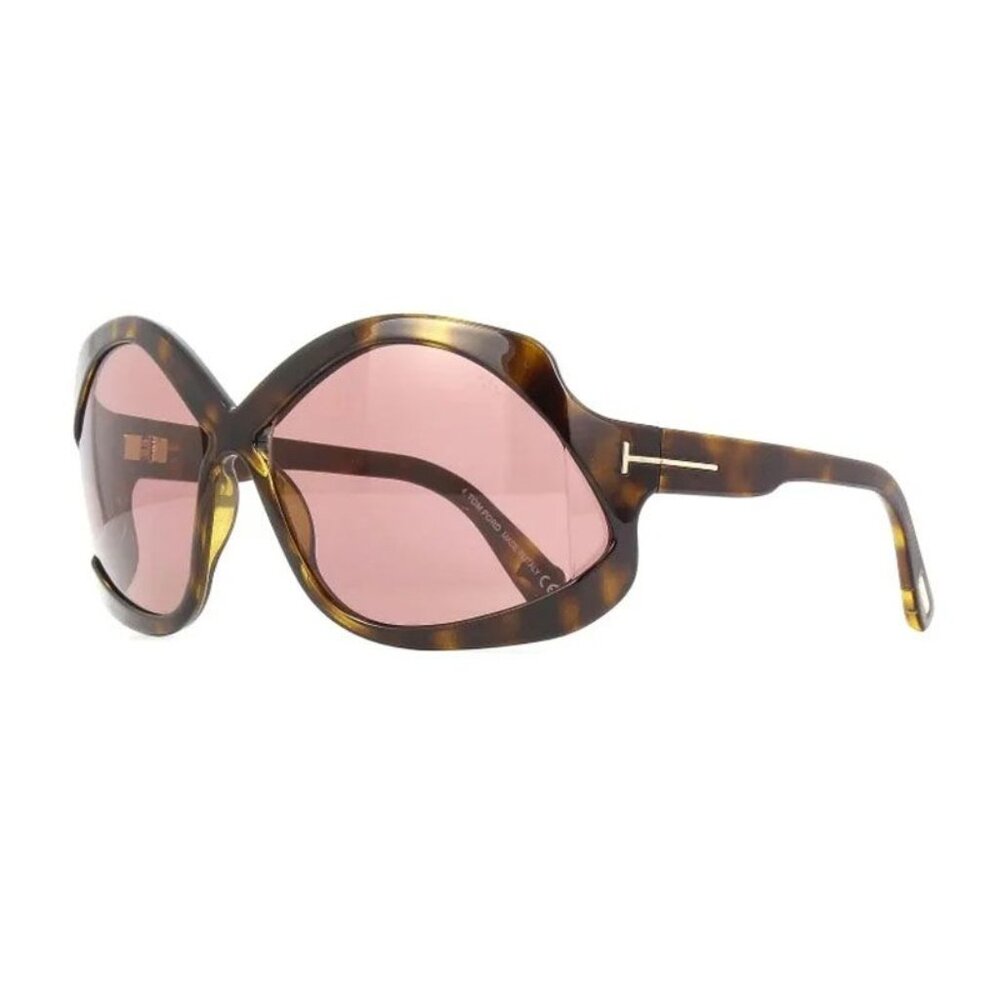 NEW FT0903/S 52E TOM FORD CHEYENNE TF903 52E WOMEN DARK HAVANA/BROWN SUNGLASSES